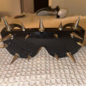 Black Spiked Sunglasses
